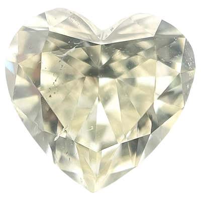 GIA Certified 1.00 Carat Heart Brilliant G Color SI1 Clarity Natural ...