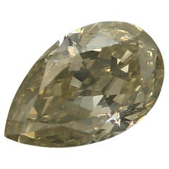 Diamant en forme de poire de 1,04 carat de pureté SI certifié IGI