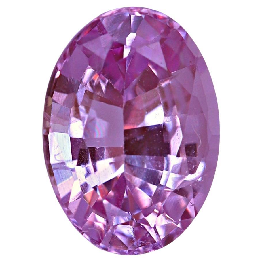 1.04 Carat Rose Pink Natural Sapphire Loose Gemstone from Sri Lanka For Sale