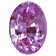 Pierre précieuse non sertie, saphir naturel rose de 1,04 carat du Sri Lanka