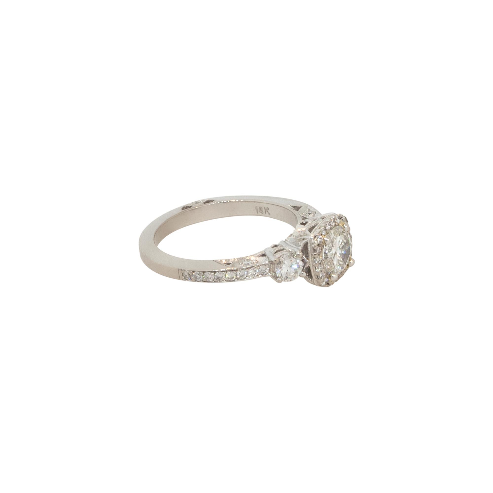 18k White Gold 1.04ctw Round Diamond 3 Stone Halo Engagement Ring

Raymond Lee Jewelers in Boca Raton -- South Florida’s destination for diamonds, fine jewelry, antique jewelry, estate pieces, and vintage jewels.

This Tacori diamond engagement ring