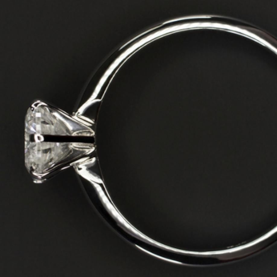 Round Cut 1.04 Carat Round Diamond Solitaire Engagement Ring
