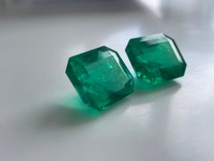 104 Carats Colombian Octagon Cut Pair