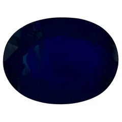 1.04 carati di zaffiro blu ovale sfuso