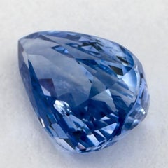 1.04 Ct Blue Sapphire Pear Loose Gemstone