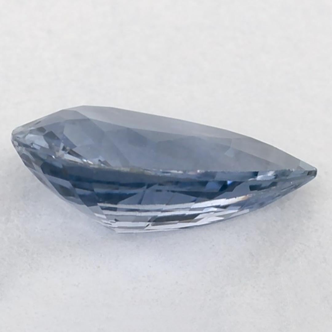 1.04 carati di zaffiro blu a forma di pera sciolto In condizioni Nuovo in vendita a Fort Lee, NJ