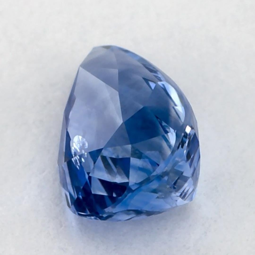 Donna 1.04 carati di zaffiro blu a forma di pera sciolto in vendita