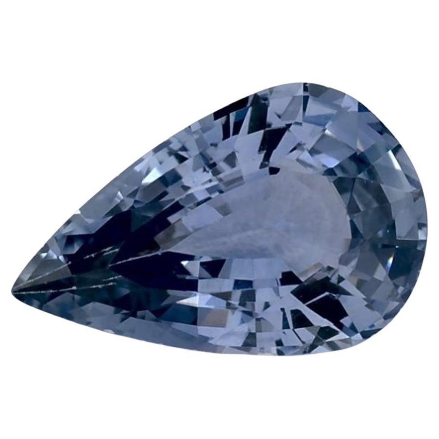 1.04 Ct Blue Sapphire Pear Loose Gemstone