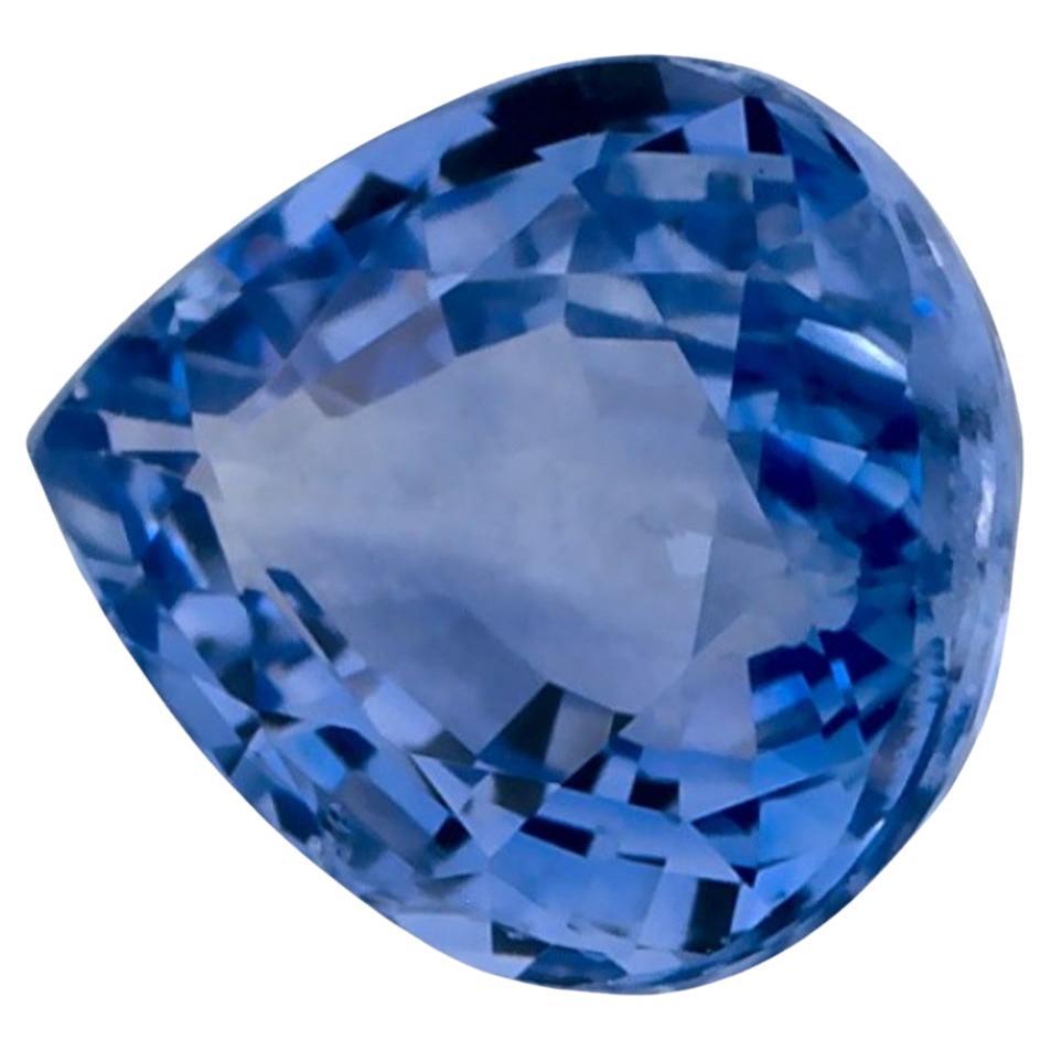 1.04 Ct Blue Sapphire Pear Loose Gemstone