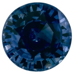1.04 carati di zaffiro blu rotondo sfuso