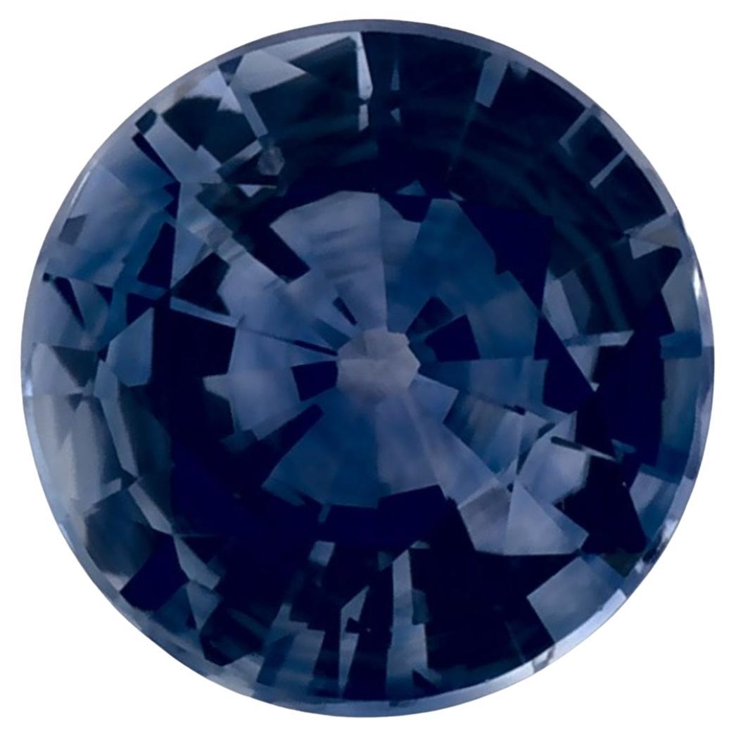 1.04 Ct Blue Sapphire Round Loose Gemstone