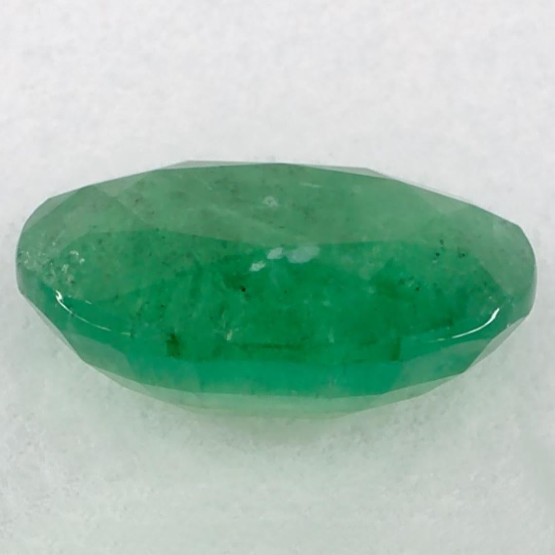1.04 Karat Smaragd Oval Loser Edelstein im Zustand „Neu“ im Angebot in Fort Lee, NJ