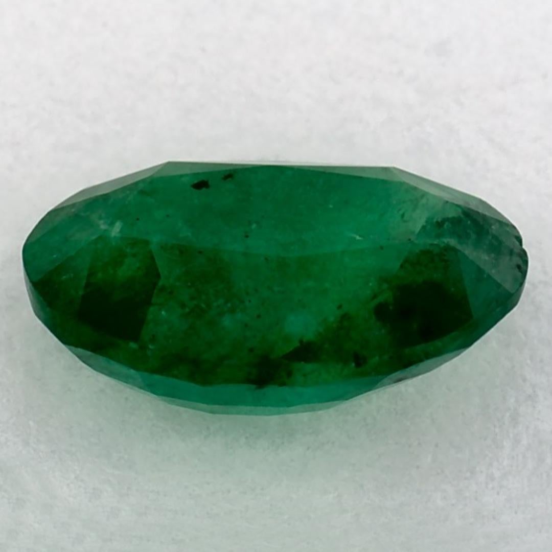 1.04 Karat Smaragd Oval Loser Edelstein im Zustand „Neu“ im Angebot in Fort Lee, NJ