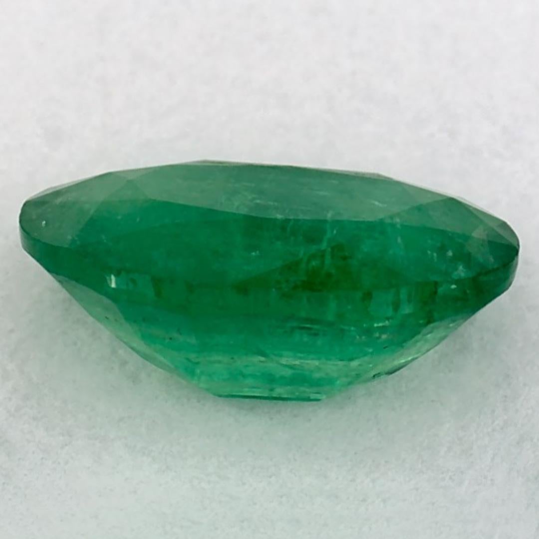 1.04 Karat Smaragd Oval Loser Edelstein im Zustand „Neu“ im Angebot in Fort Lee, NJ