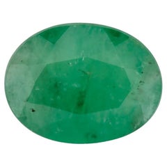 1.04 Ct Emerald Oval Loose Gemstone (pierre précieuse en vrac)