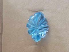 10.4 ct. Flower Marquise Sky Blue Topaz Fantasy Cut 16X12 Floral