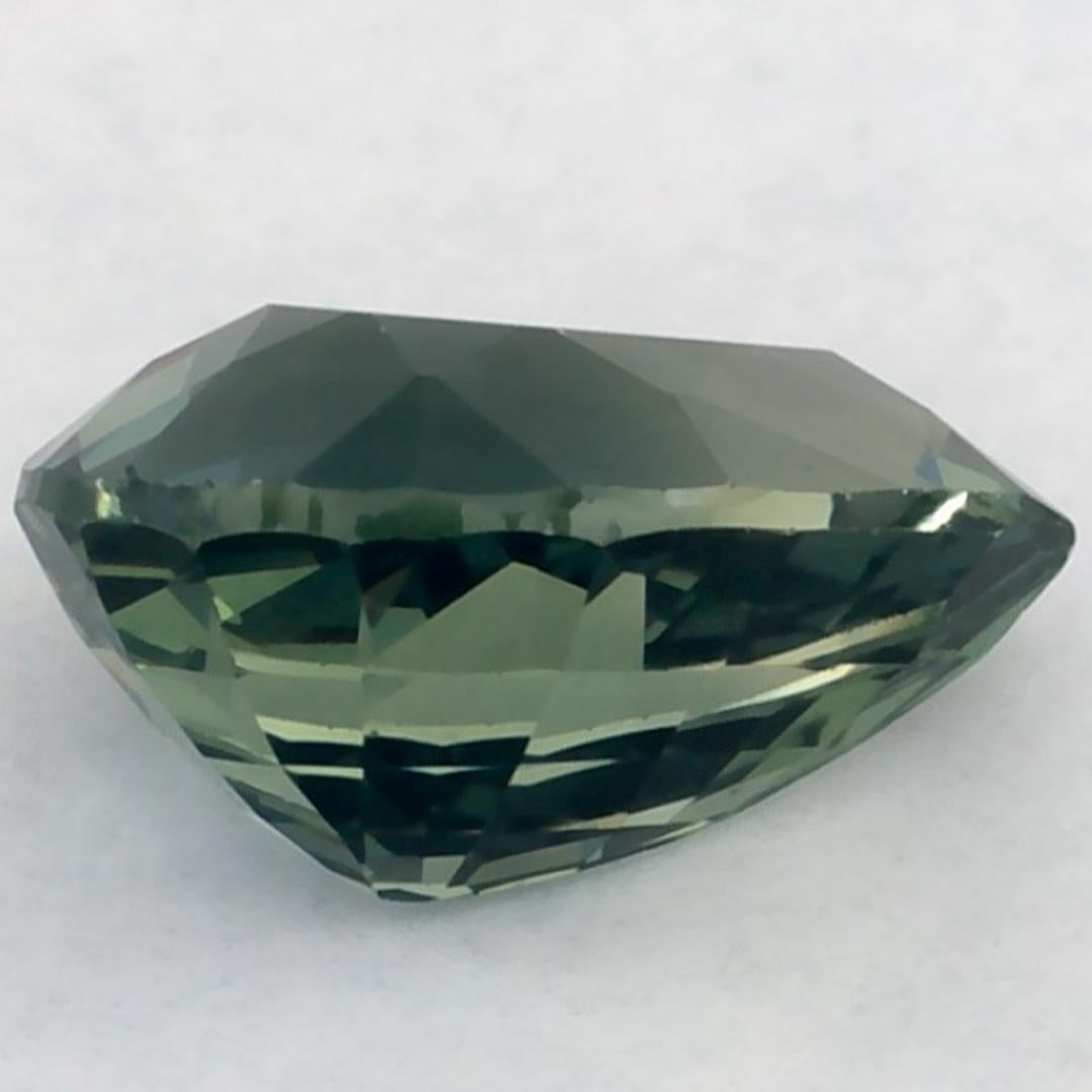 1.04 Karat Grüner Saphir Birne Loser Edelstein im Zustand „Neu“ im Angebot in Fort Lee, NJ
