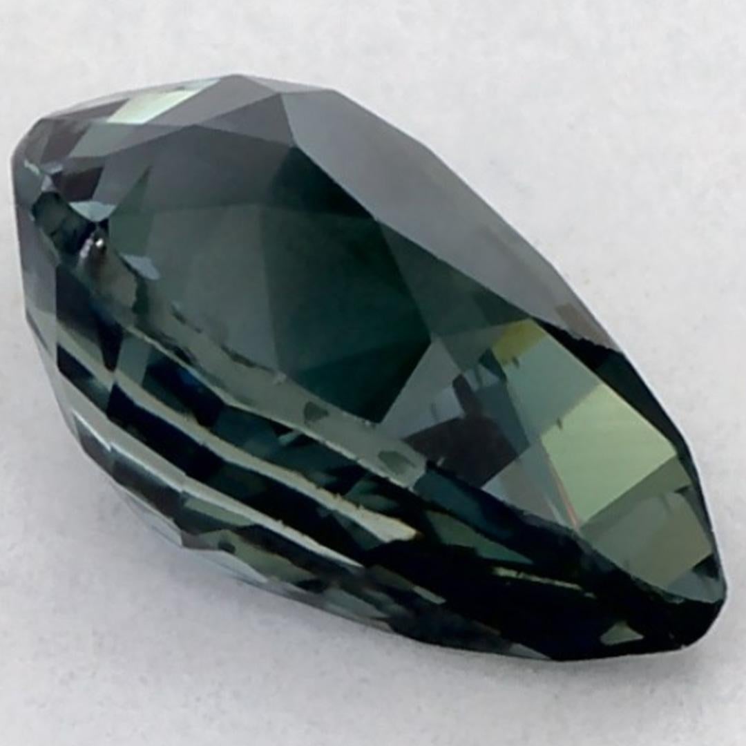 1.04 Ct Green Sapphire Pear Loose Gemstone (pierre précieuse en vrac) en vente 1