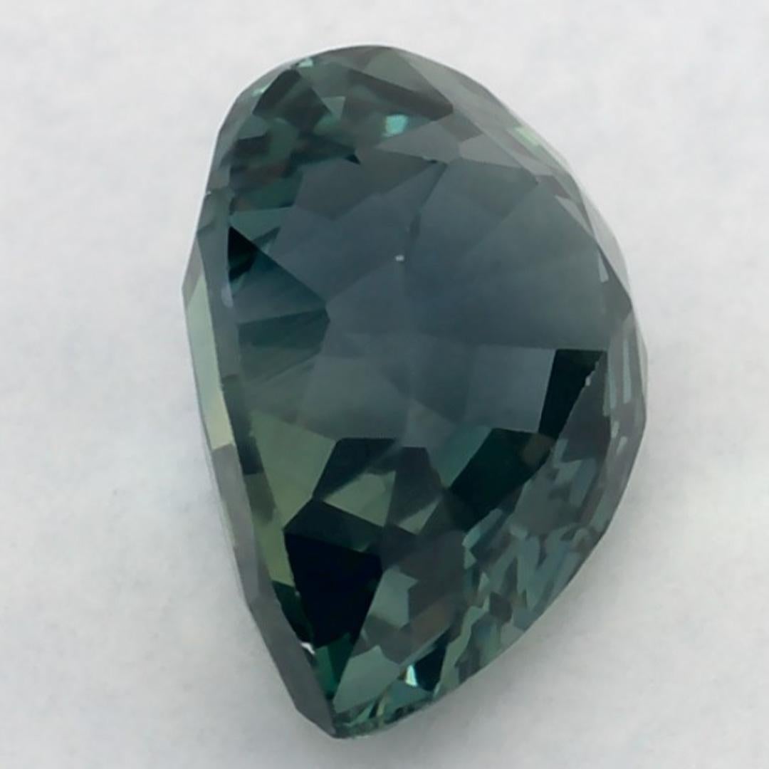 1.04 Karat Grüner Saphir Birne Loser Edelstein im Angebot 2