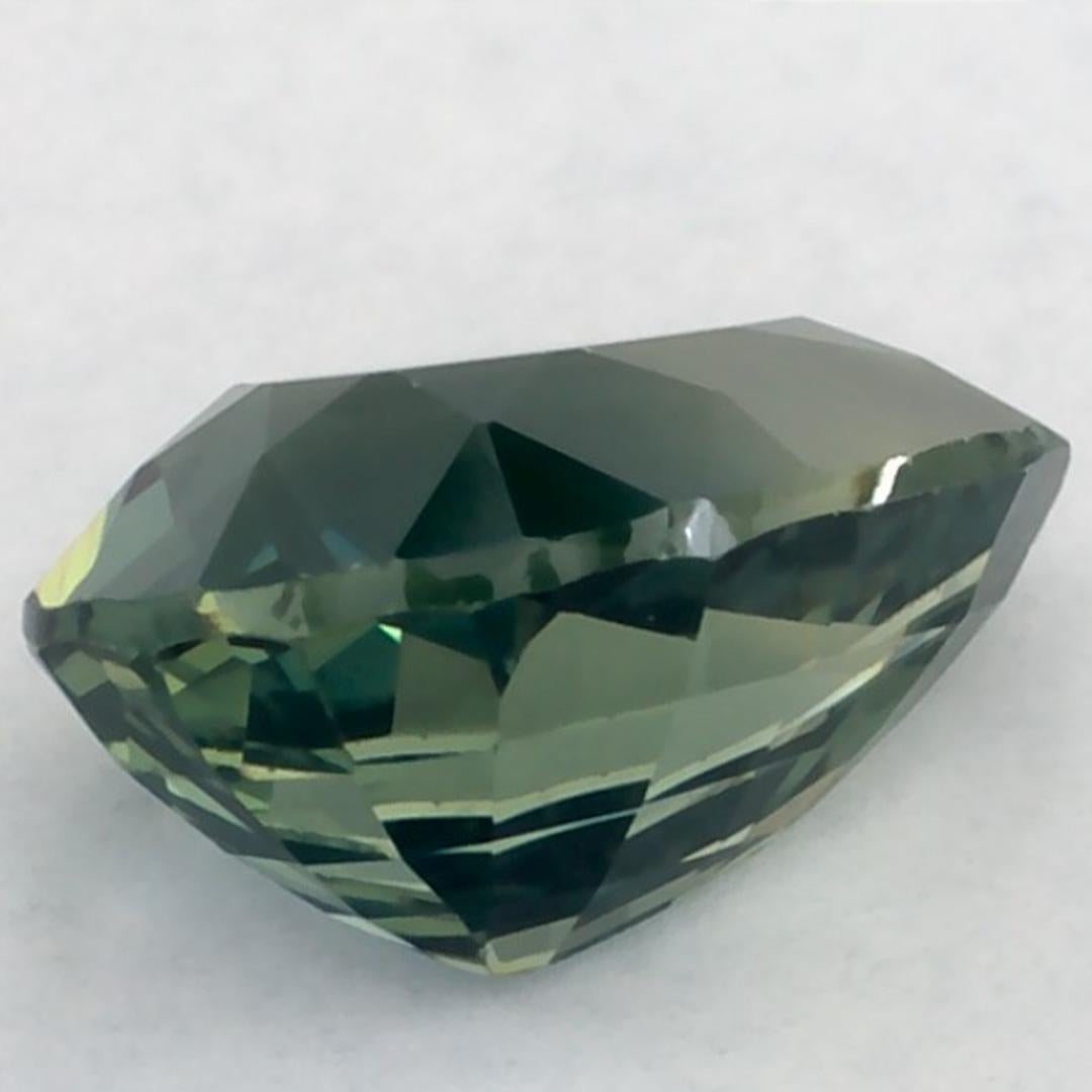 1.04 Karat Grüner Saphir Birne Loser Edelstein im Angebot 3