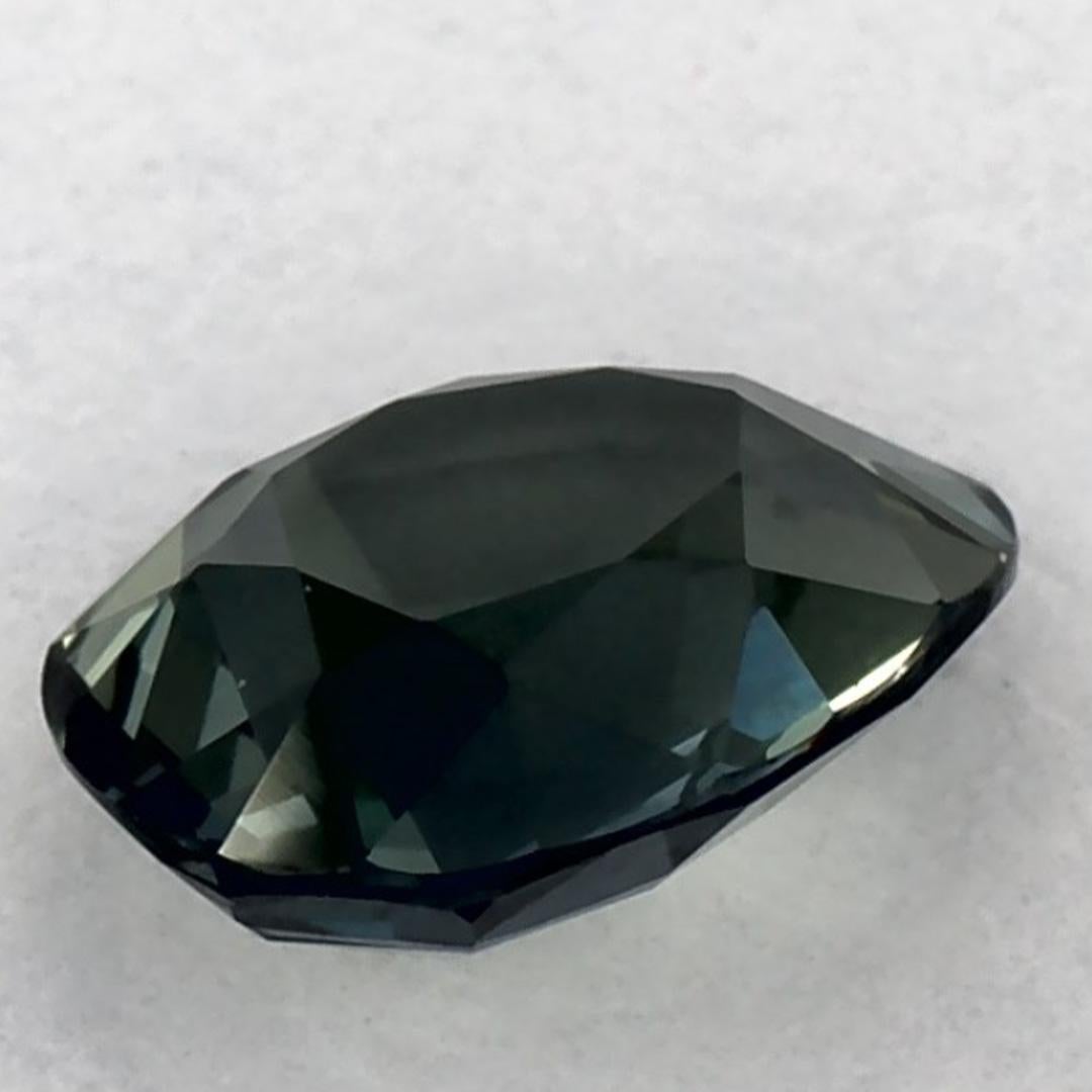 1.04 Ct Green Sapphire Pear Loose Gemstone (pierre précieuse en vrac) en vente 3