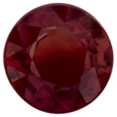 1.04 Ct Ruby Round Loose Gemstone (pierre précieuse en vrac)