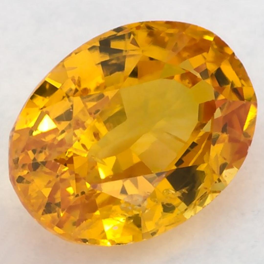Questo zaffiro giallo naturale offre eleganza e raffinatezza. Con la sua ricca saturazione del colore e il taglio preciso, è il centro perfetto per un anello di fidanzamento o un design di gioielli di lusso.

Questo zaffiro proviene dallo Sri Lanka