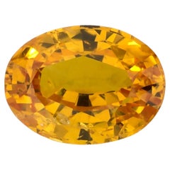 1.04 carati di zaffiro giallo ovale sfuso
