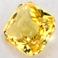 1.04 Ct Yellow Sapphire Radiant Loose Gemstone (pierre précieuse en vrac)