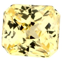 1.04 carati di zaffiro giallo radiante