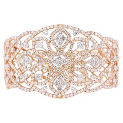 10.40 Carat Diamond Bangle in 18KT Rose Gold