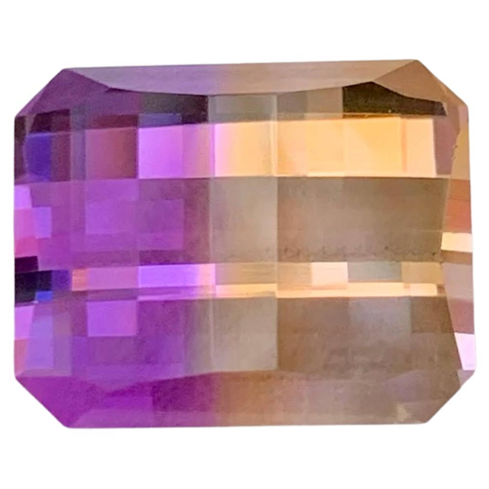 10.40 Carat Natural Loose Bi Color Ametrine Stone Pixel Cut Brazilian Gemstone