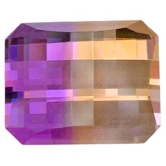 10.40 Carat Natural Loose Bi Color Ametrine Stone Pixel Cut Brazilian Gemstone