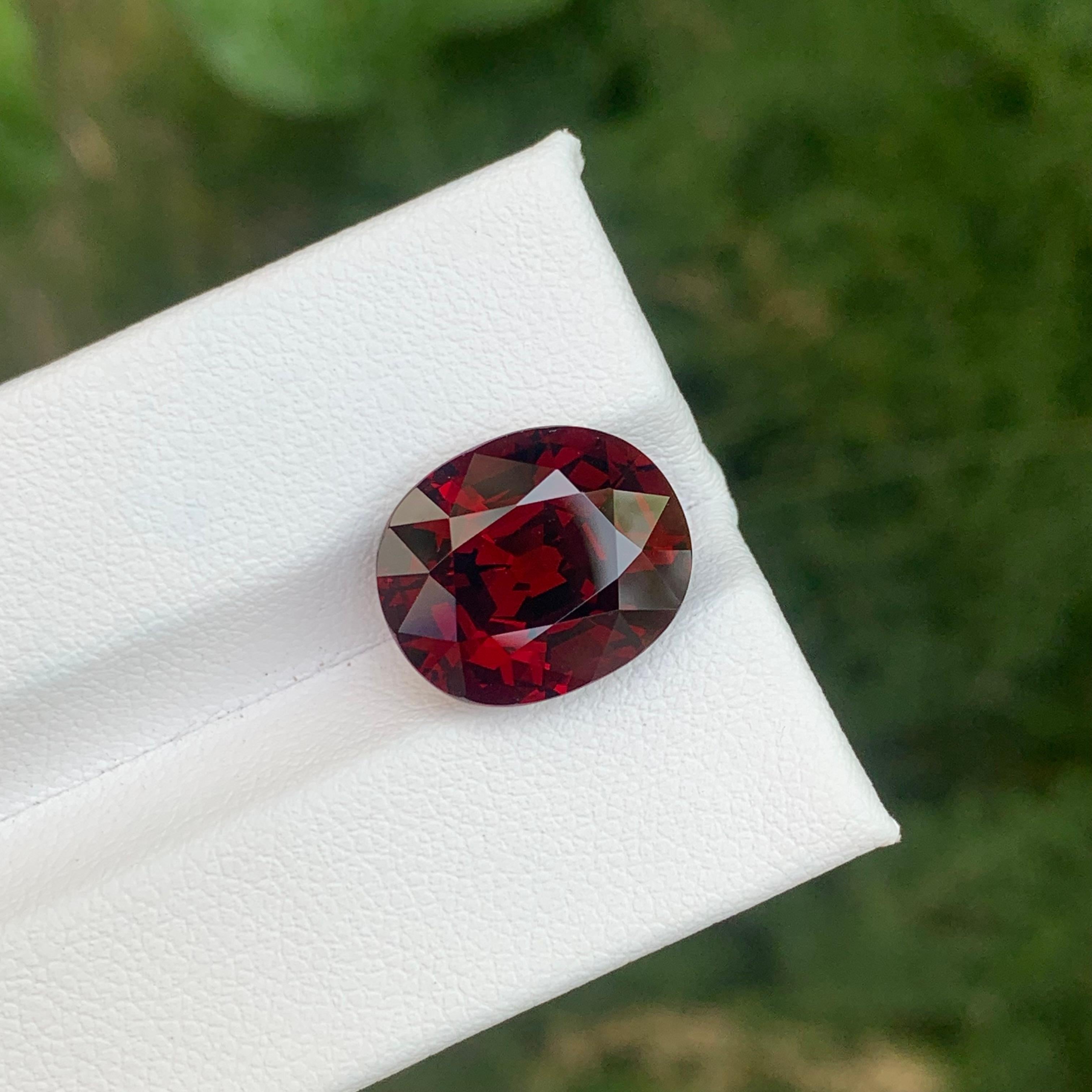 10.40 Carat Natural Loose Spessatite Garnet Cushion Cut Gemstone For Sale 4