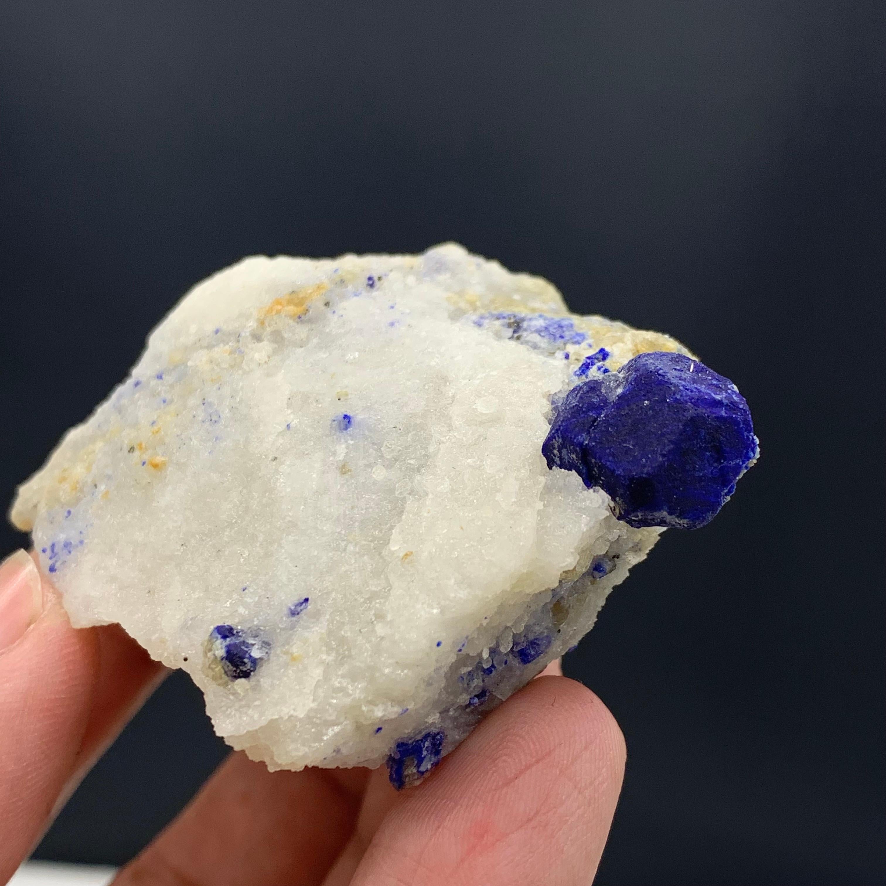 104.06 Gram Incredible Lazurite Specimen From Badakhshan, Afghanistan  For Sale 2