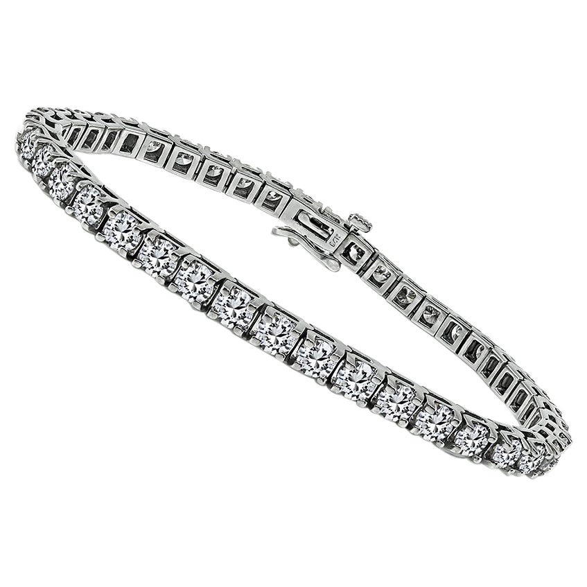 Pulsera de tenis con diamantes de 10,40 ct