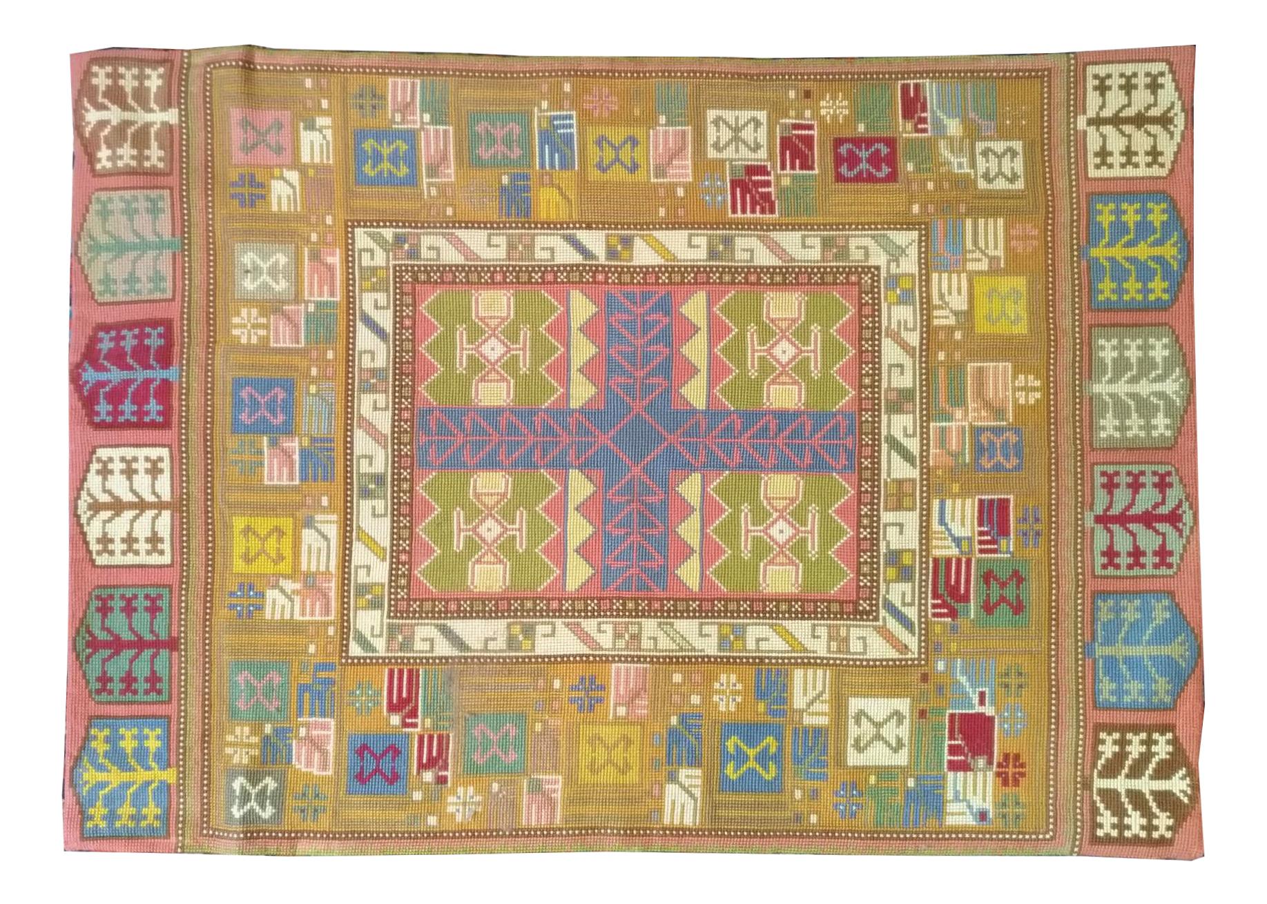 1044 - 20th Century Needle Carpet, France For Sale 5