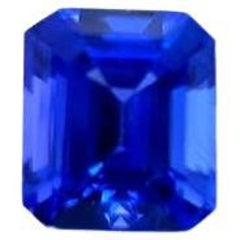 10.45 Carat Natural Tanzanite Emerald Cut AAA Color Loose Tanzanite Gemstone