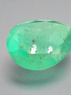 10,45ct 18x13 Greene & Greene naturale smeraldo colombiano - pietra di nascita di maggio con taglio a pera