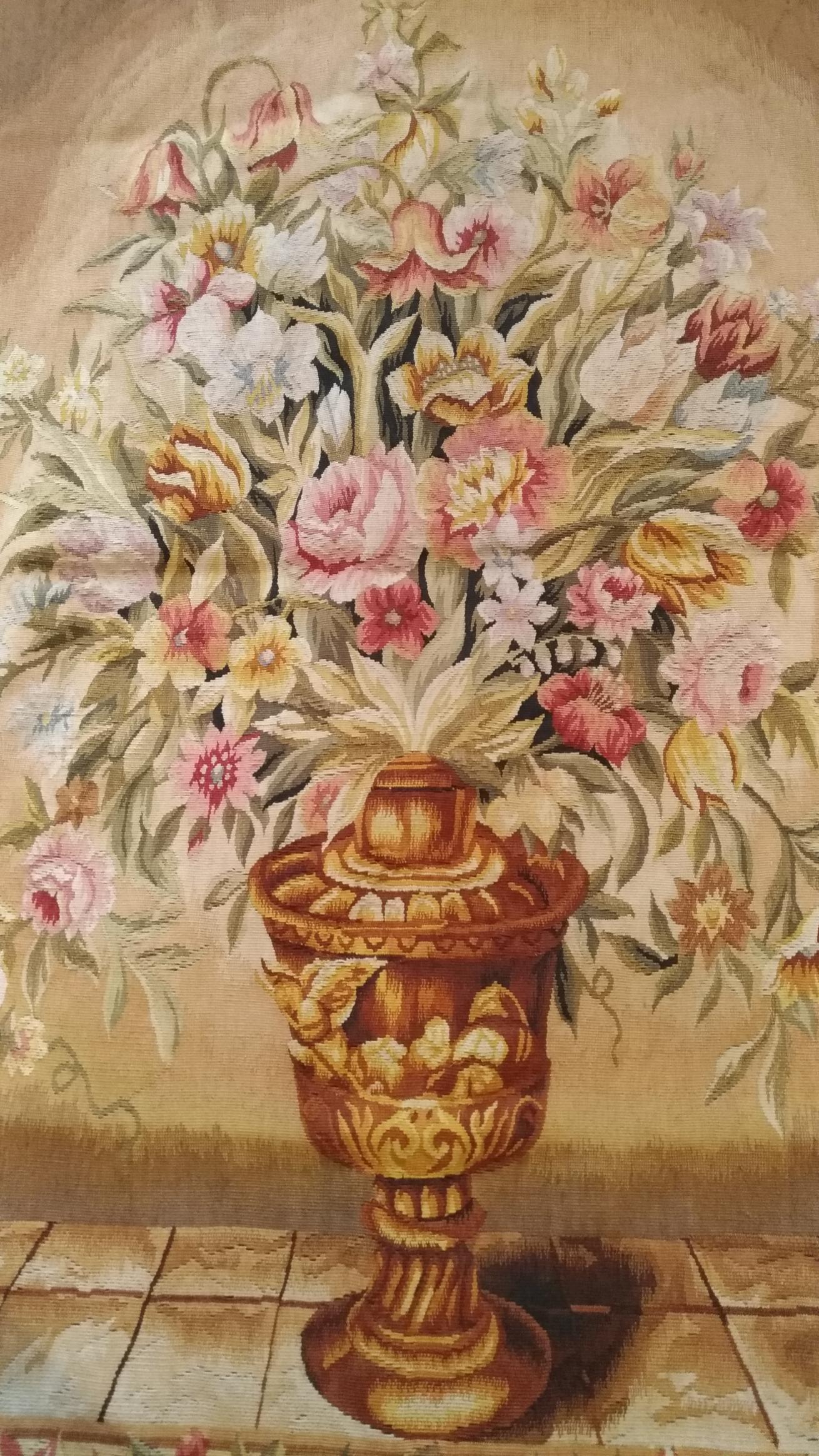 Aubusson 1046 - Brussels Tapestry circa 1950 For Sale