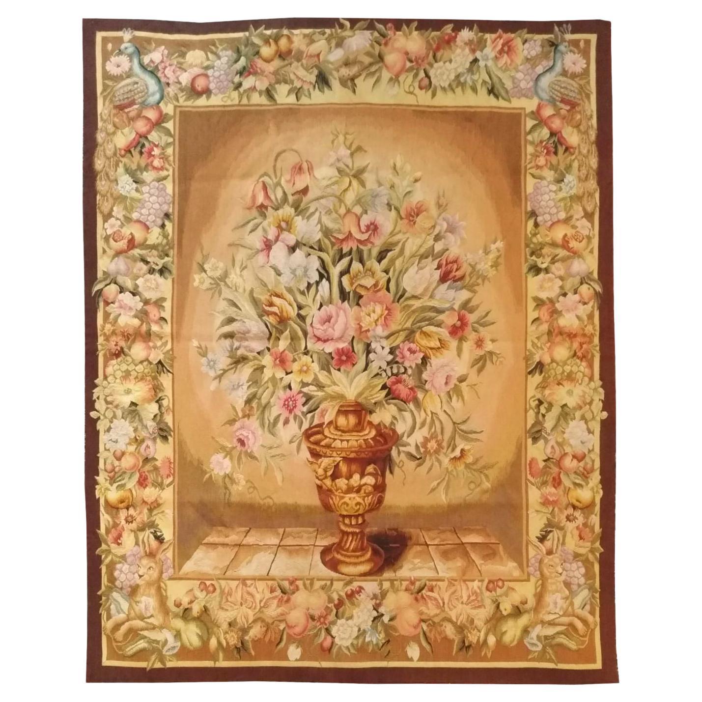 1046 - Brussels Tapestry circa 1950 For Sale