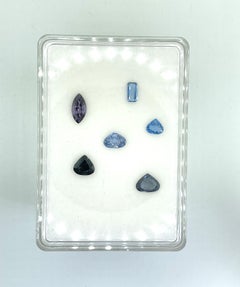 10.47 Carat Grey & Blue Spinel Tanzania Faceted Fancy Cut stone Natural Gemstone