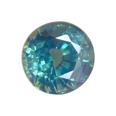 1.04ct Australian Lagoon Green Blue Sapphire Round Diamond Cut Gem 1.04ct Australian Lagoon Green Blue Sapphire Round Diamond Cut Gem