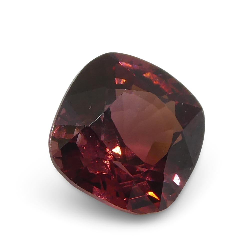 1.04ct Cushion Red Spinel from Sri Lanka In New Condition For Sale In Toronto, Ontario