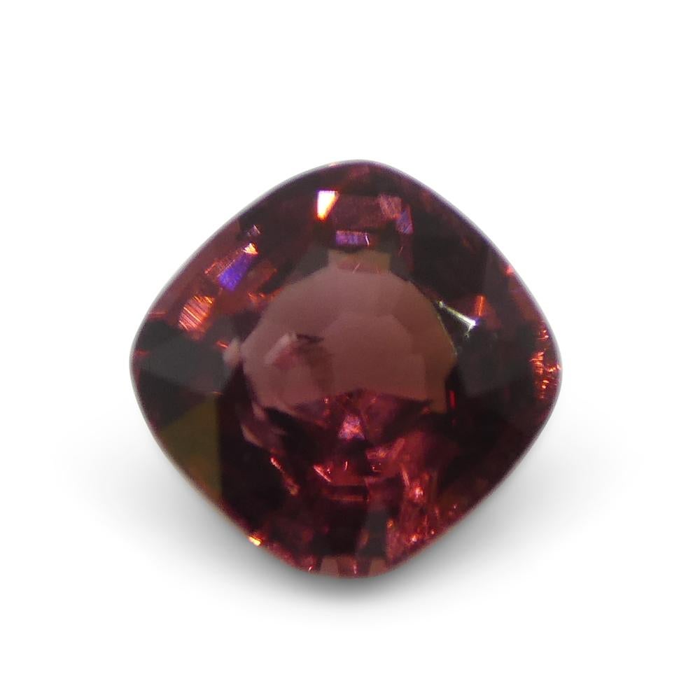 Women's or Men's 1.04ct Cushion Red Spinel from Sri Lanka For Sale