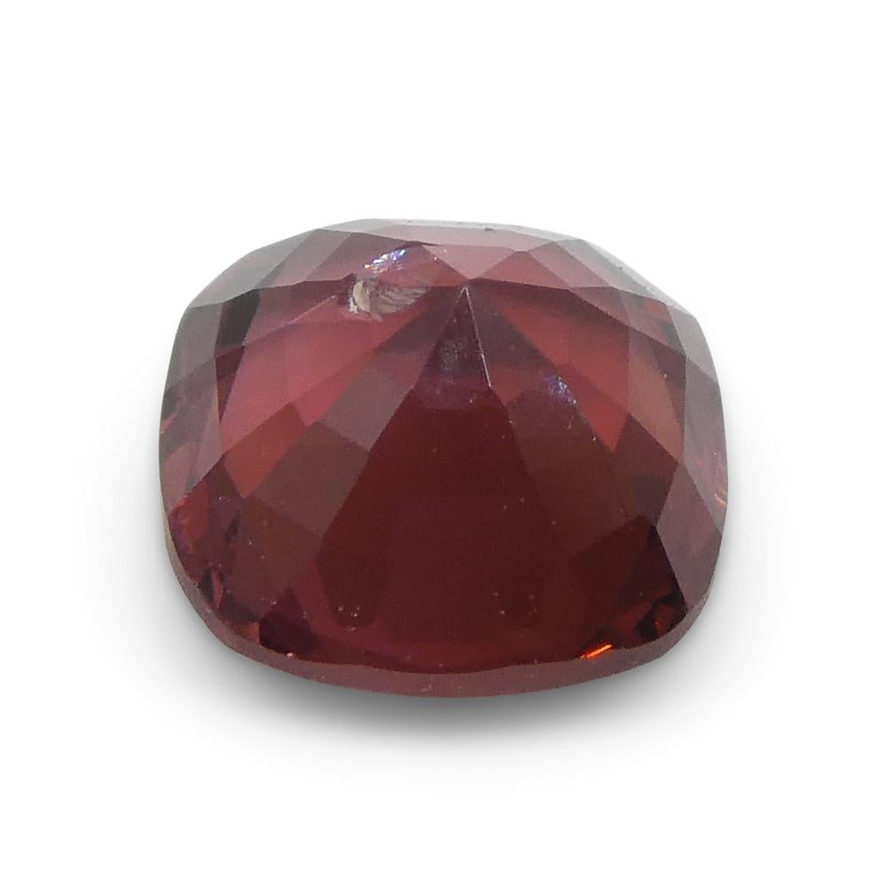 1.04ct Cushion Red Spinel from Sri Lanka For Sale 1
