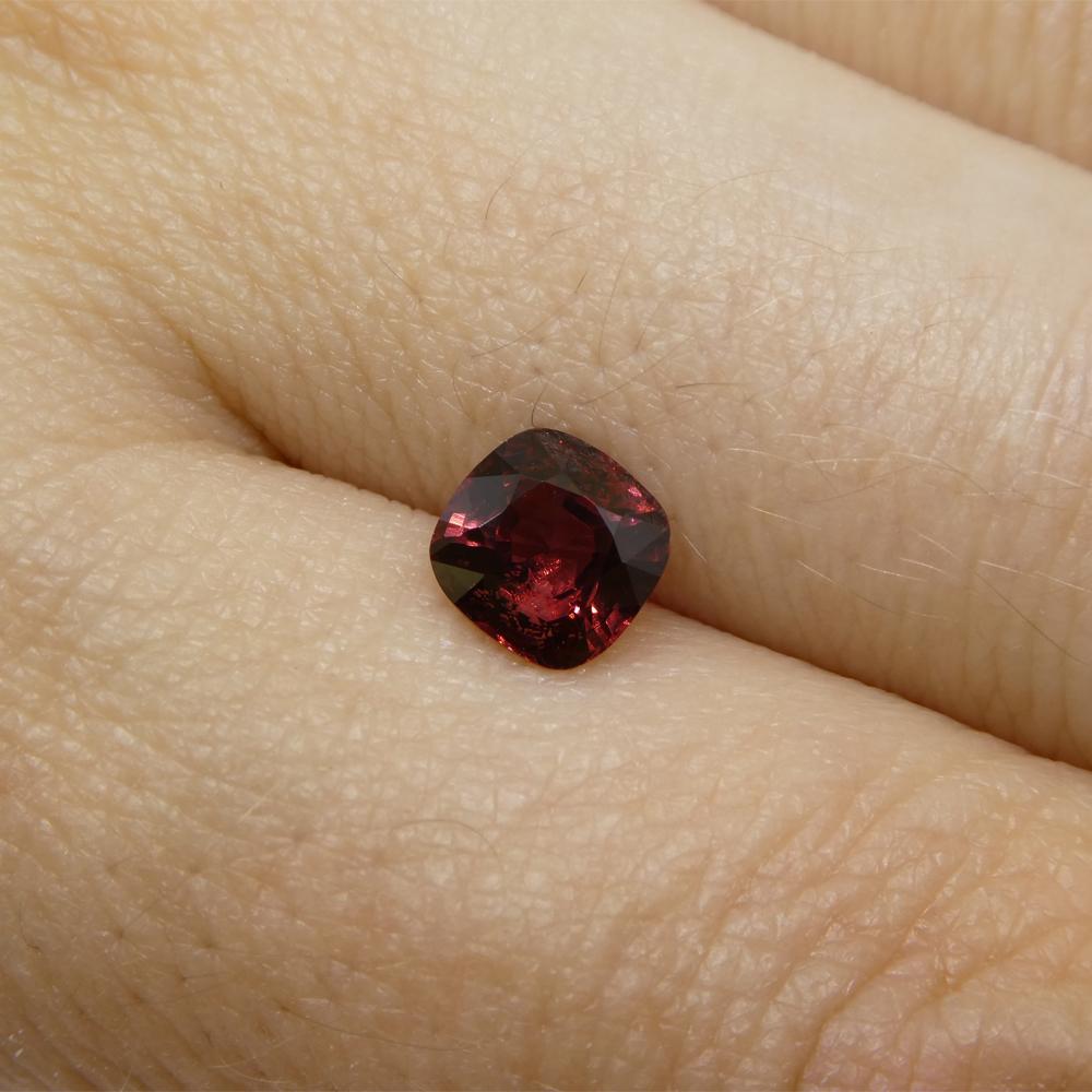 1.04ct Cushion Red Spinel from Sri Lanka For Sale 3
