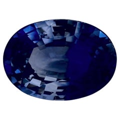 Gemma di zaffiro blu Nature di Ceylon da 1.04 carati, trattata termicamente