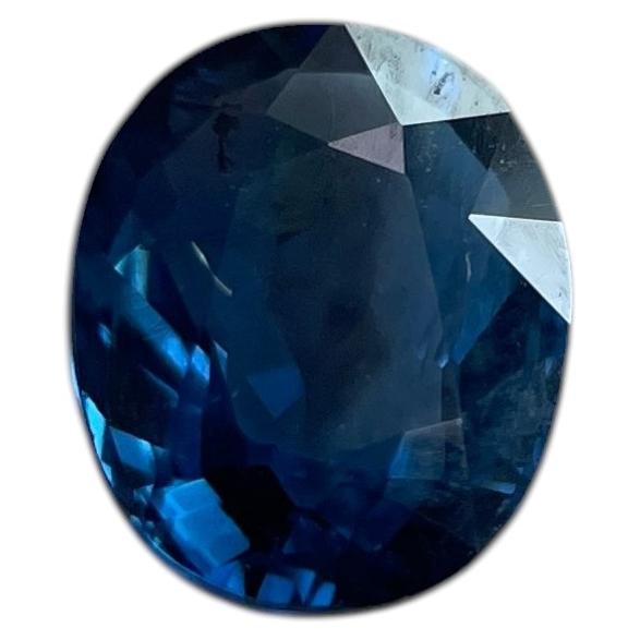 1.04ct No Heat Blue Sapphire /No Heat sapphire (6.45x5.25x3.27mm)