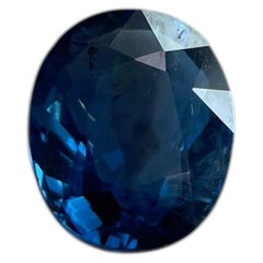 1.04ct No Heat Blue Sapphire /No Heat sapphire (6.45x5.25x3.27mm)